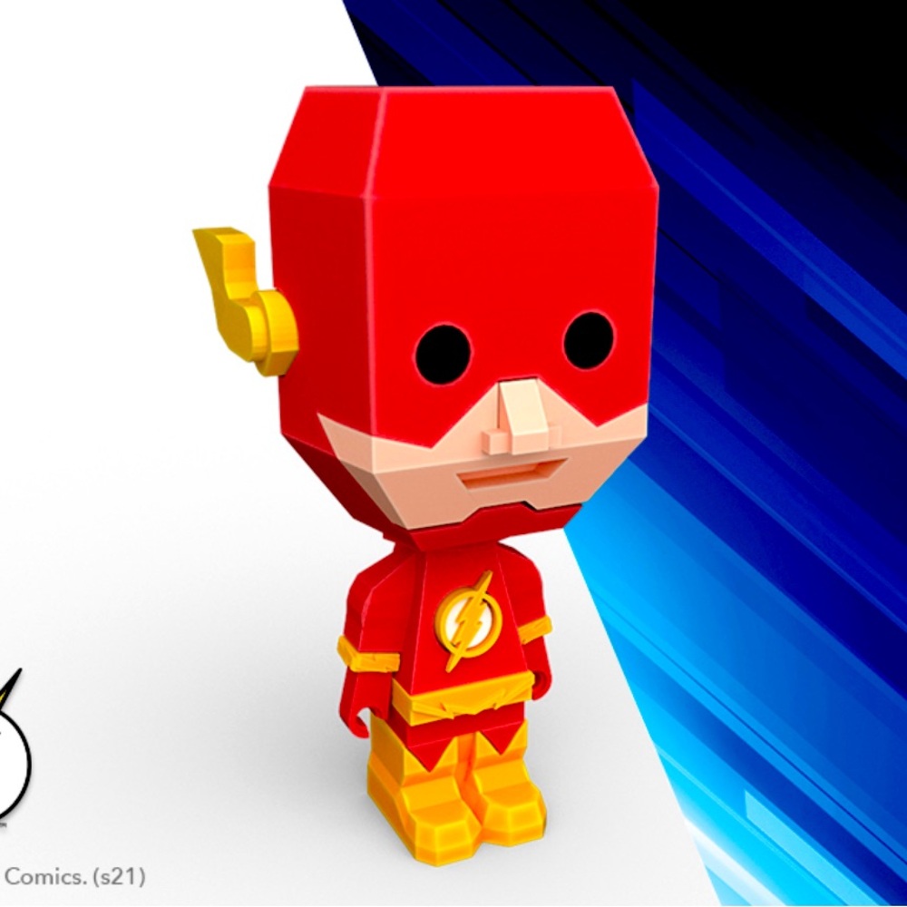 The flash 3d printed figure for kids!!!!
